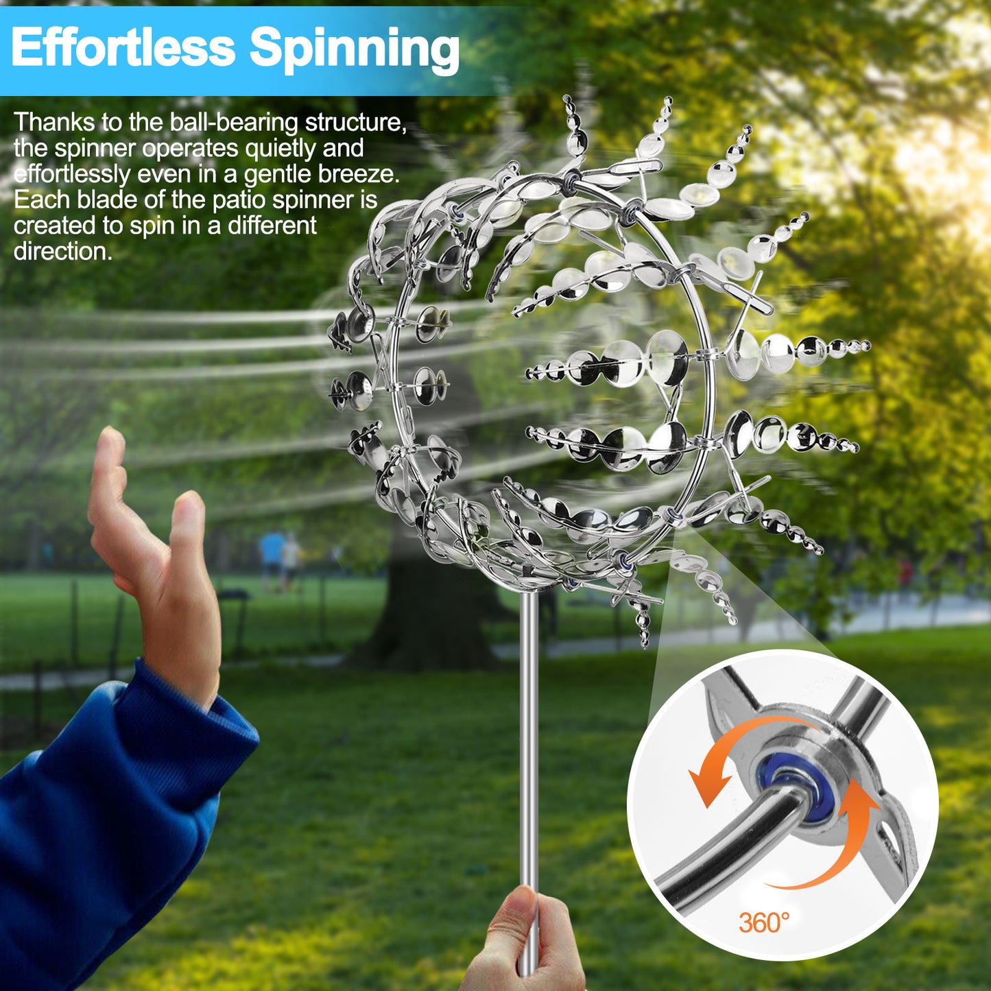 Metal outdoor Windmill