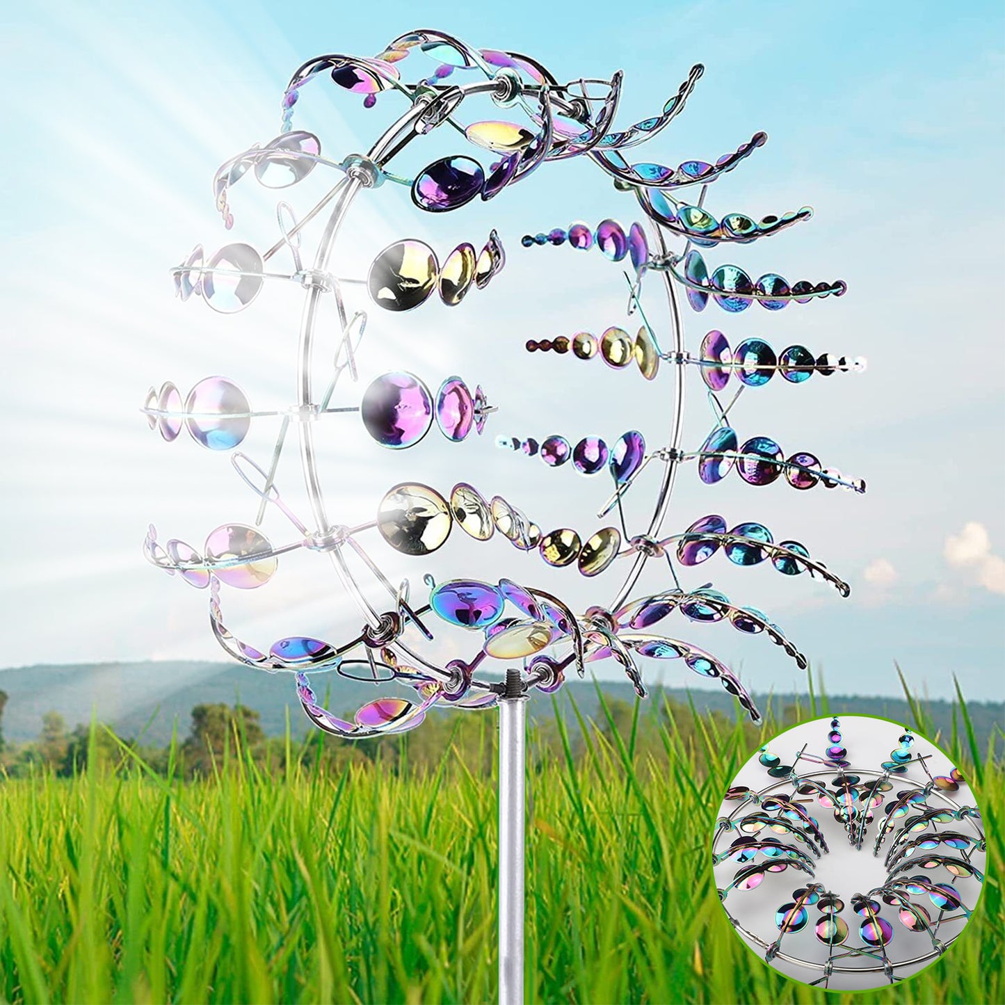 3D Metal Windmill