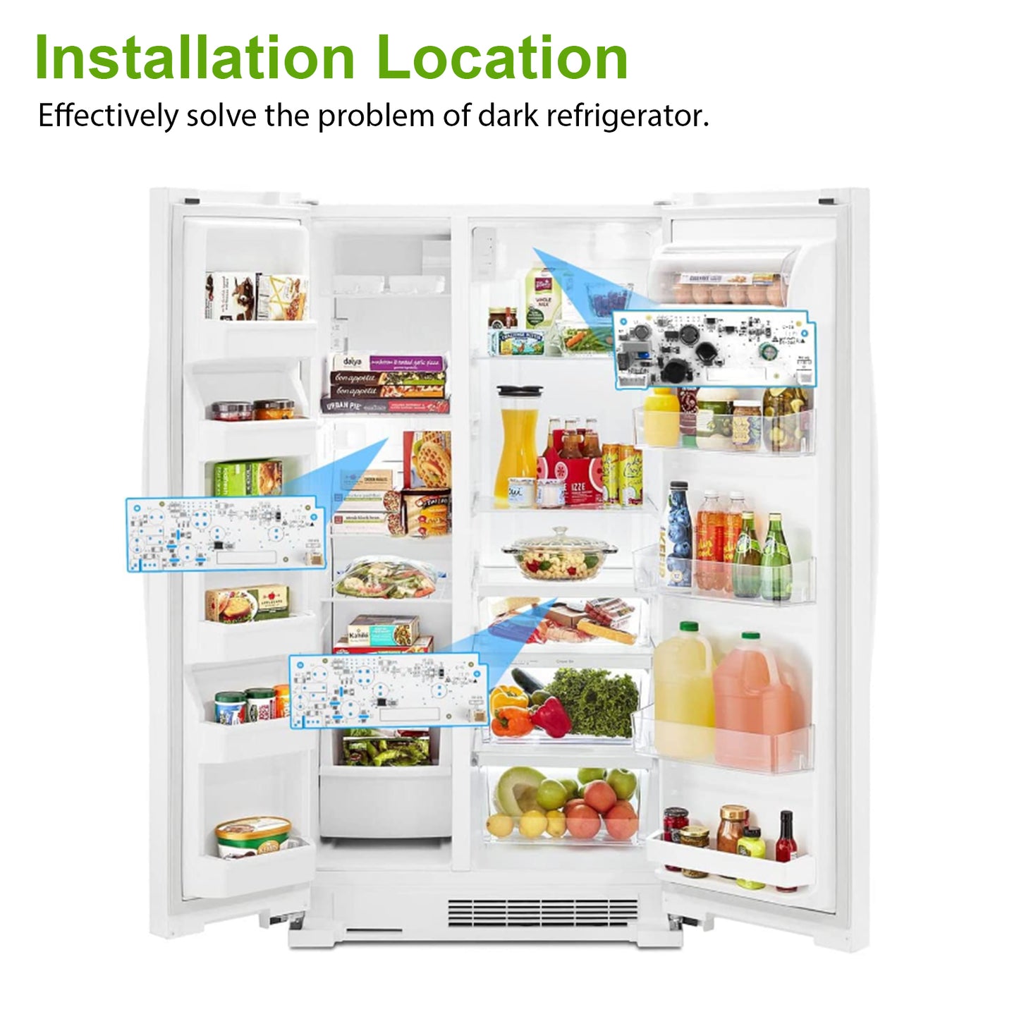 LED light for refrigerator compatible with Whirlpool W10515058