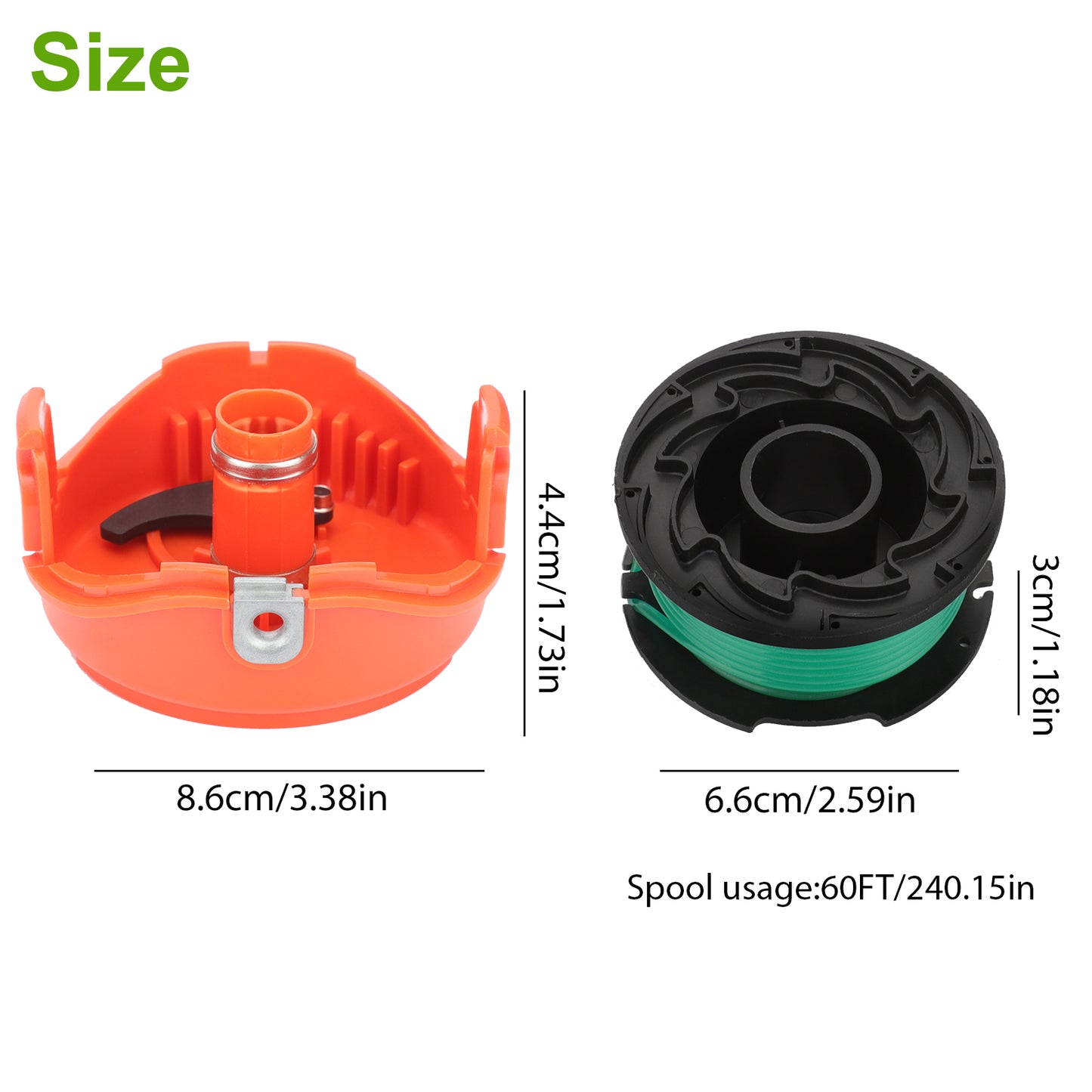 4PCS Replacement Spool Line parts
