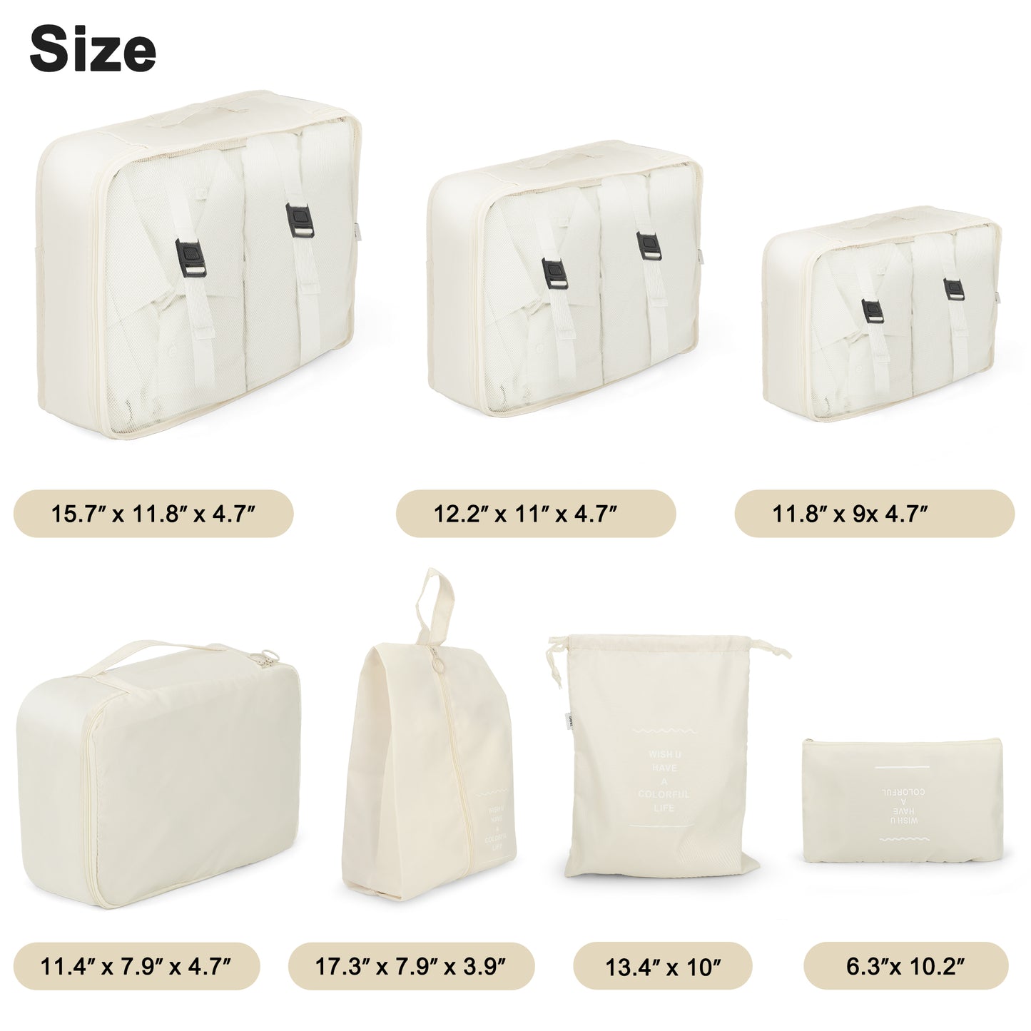 Travel Luggage organizer bags