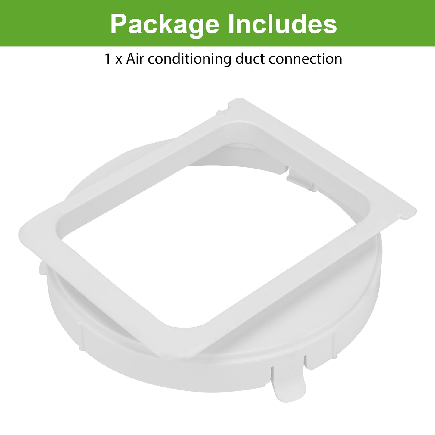 Exhaust Pipe connector interface with portable air conditioners