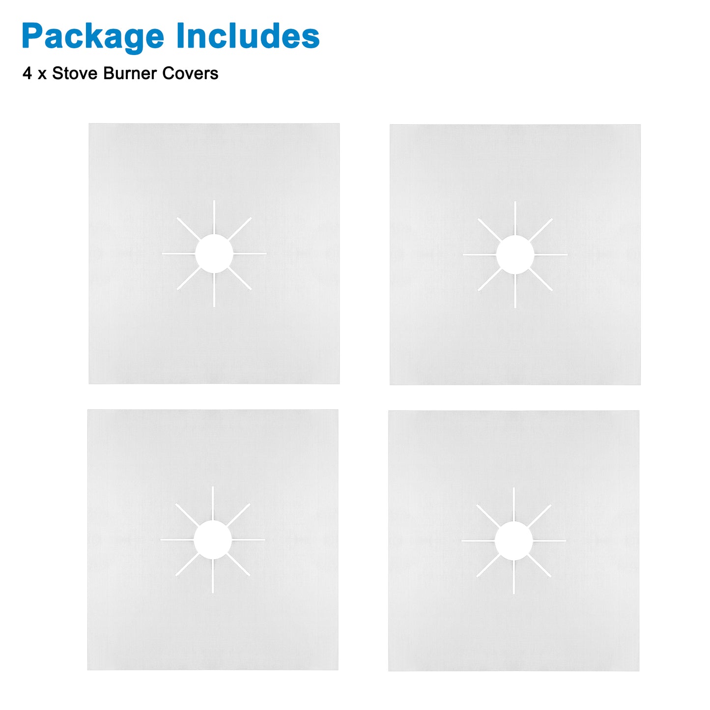 4pcs Stove Burner Covers