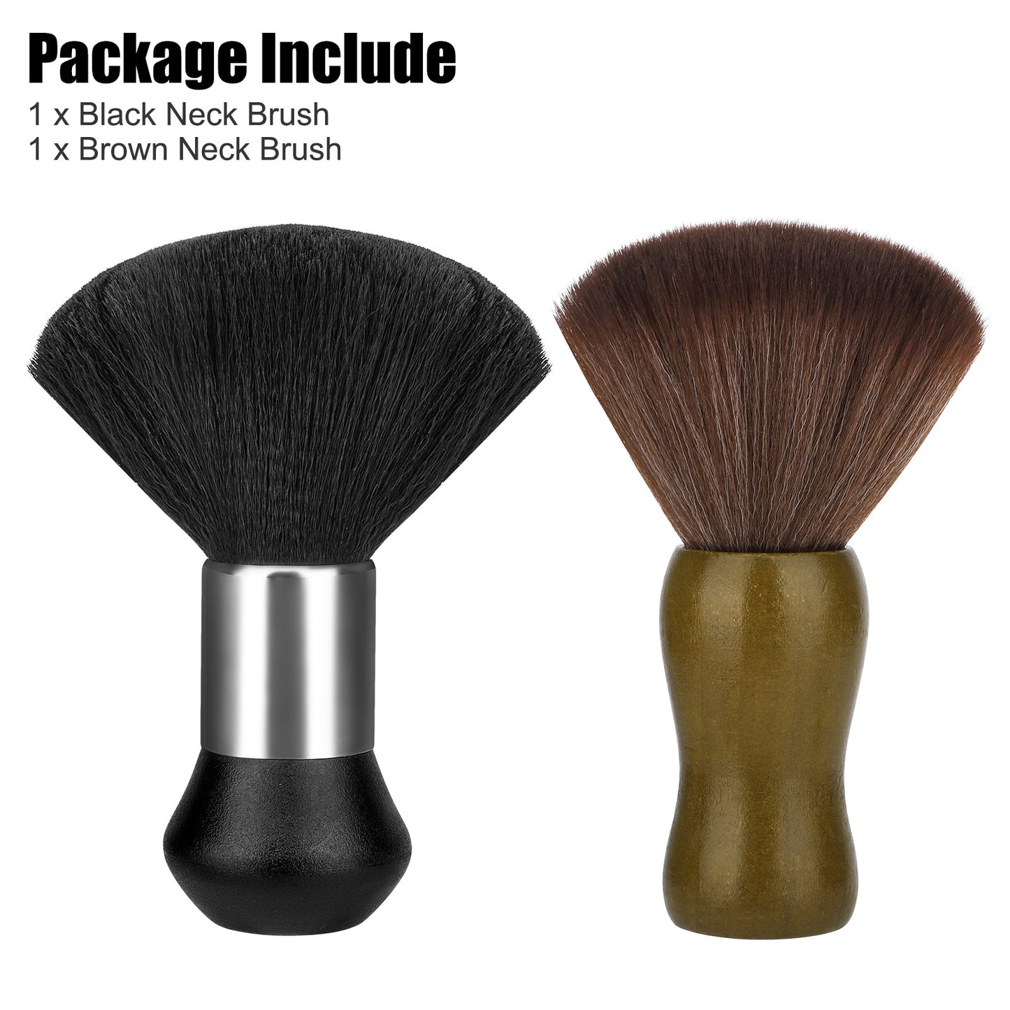 Solid Wood Fiber Hair Salon Barber Sweeping Brush