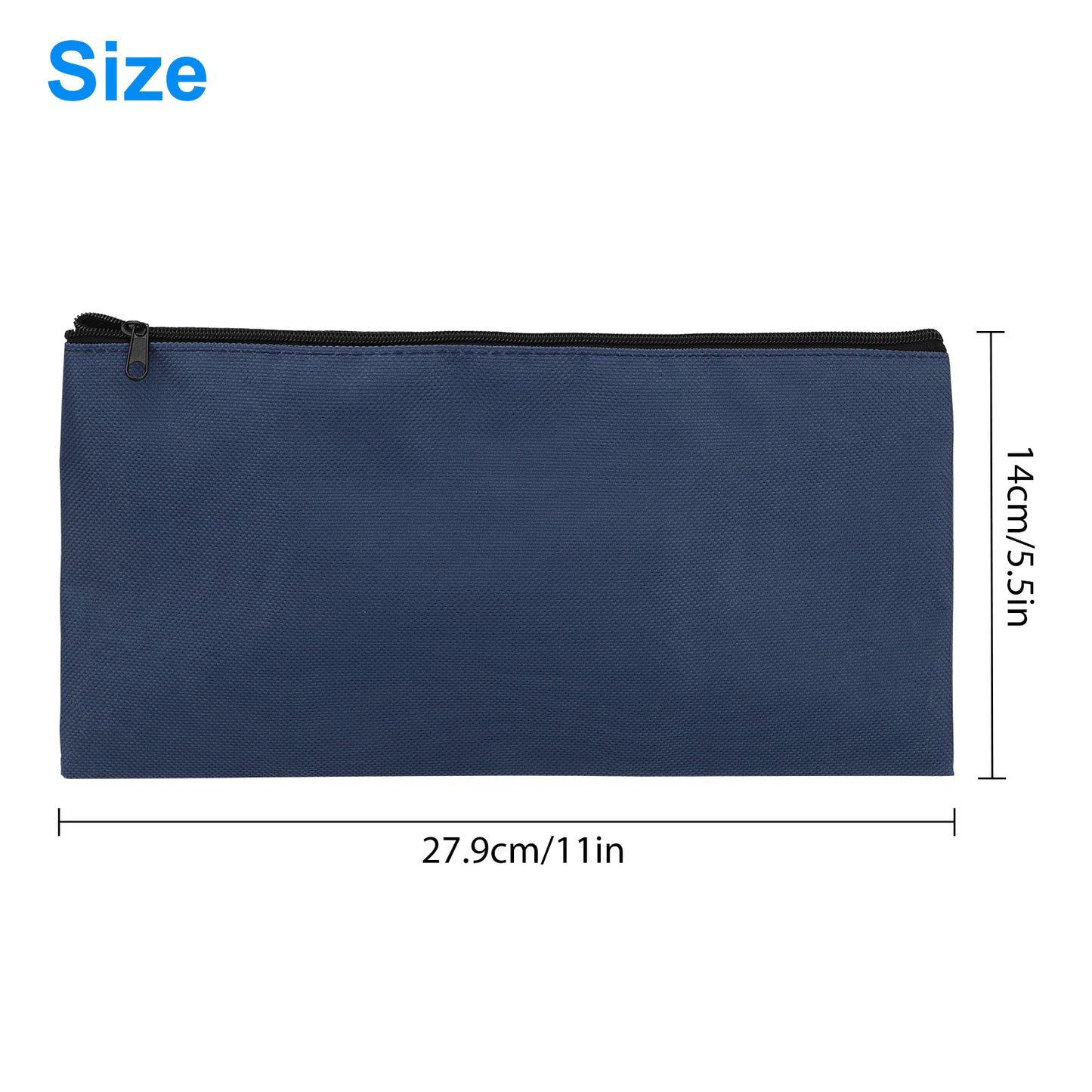 3pcs Zipper clutch bags