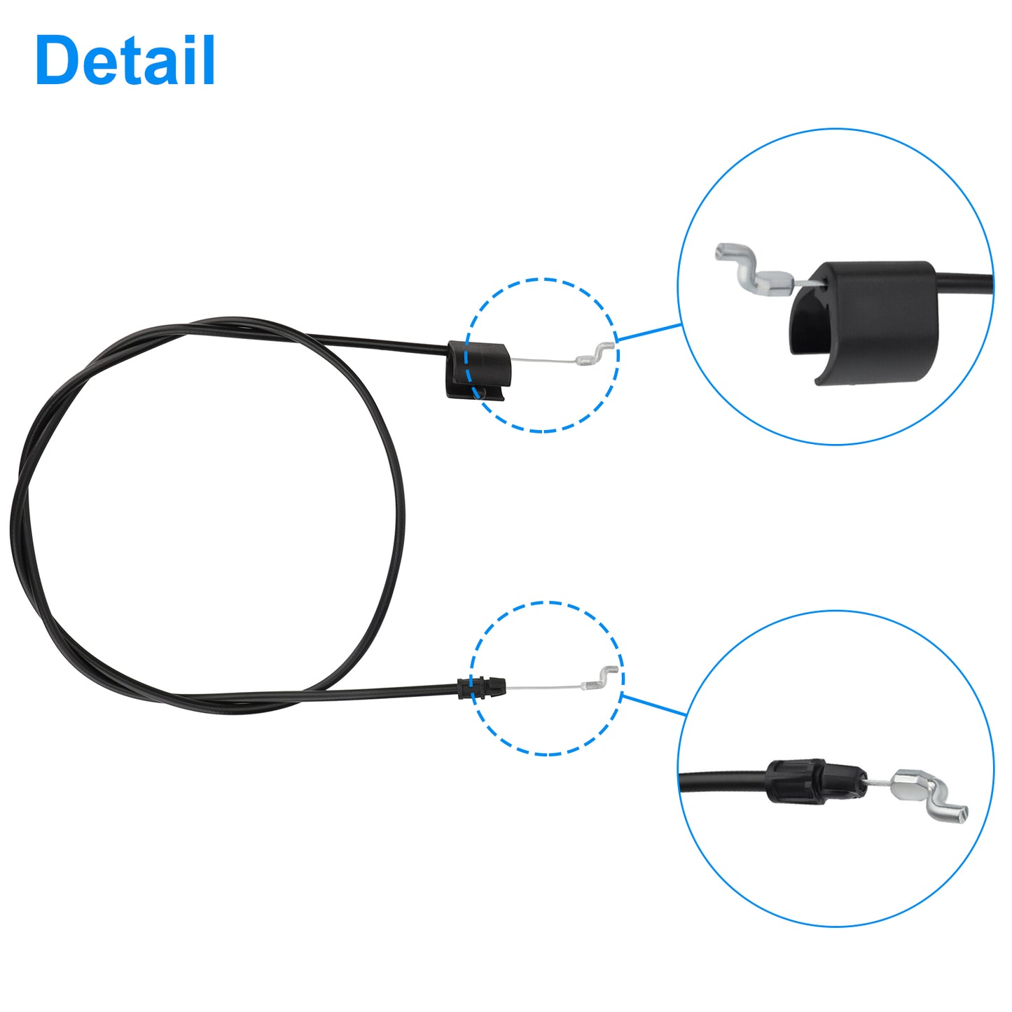 2pcs Lawn Mower Engine Zone Control Cable