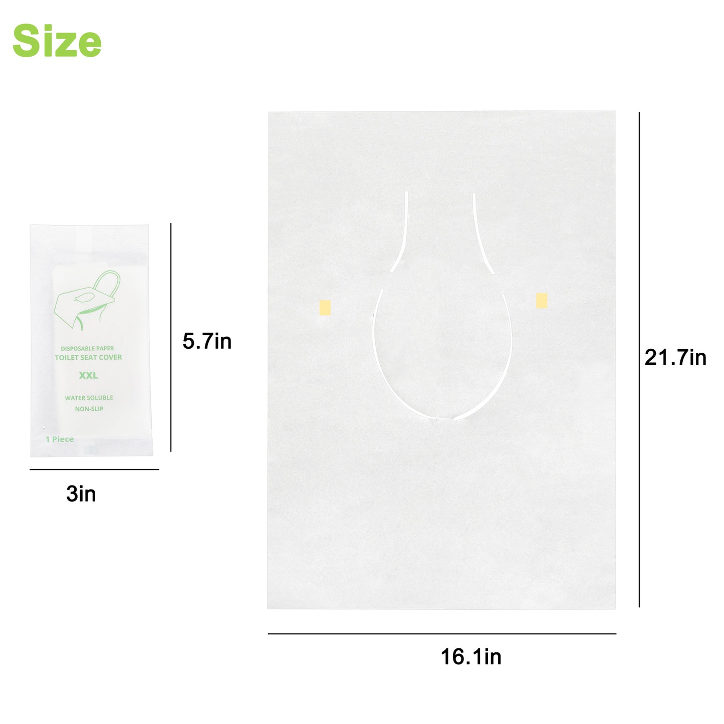 Disposable Toilet Seat Covers - Hygienic Protection, Travel-Friendly
