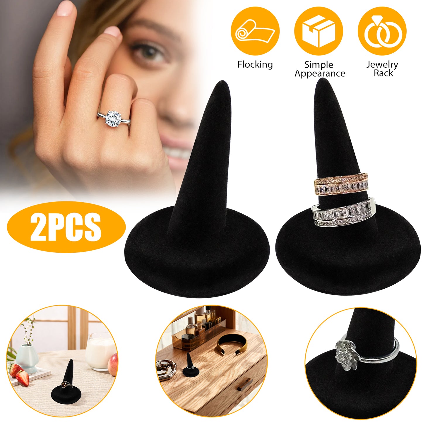 Ring Display Stand - Neatly Showcase and Organize Your Rings