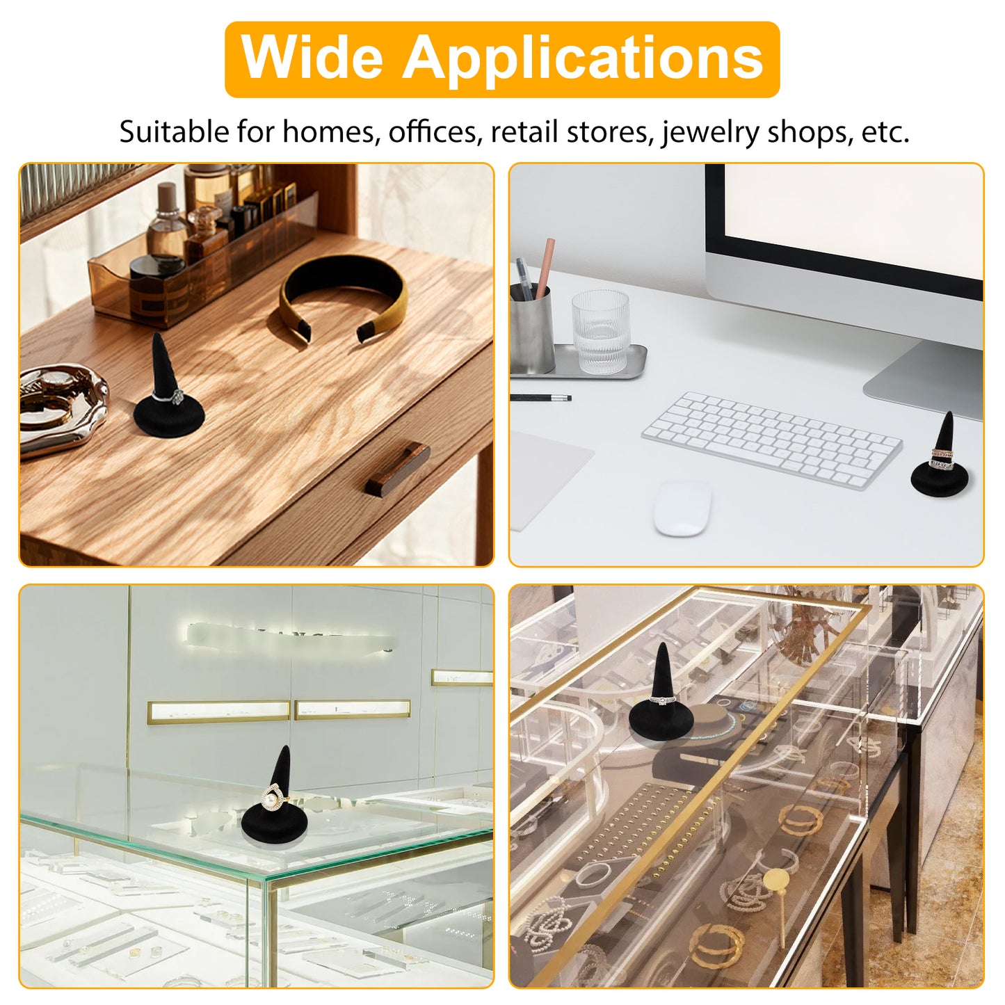 Ring Display Stand - Neatly Showcase and Organize Your Rings