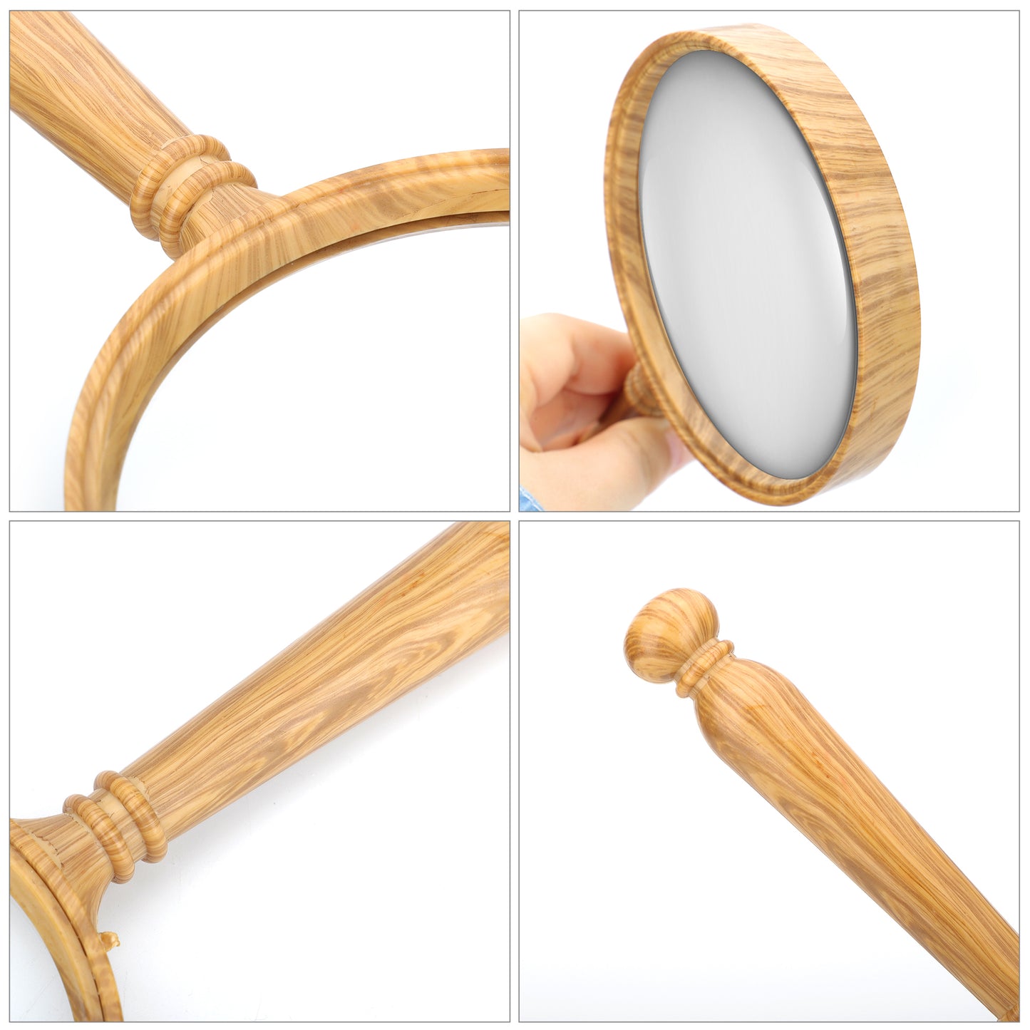 Handheld Magnifying Glass - 10 times Magnification for Science, Reading, and Inspection Tasks