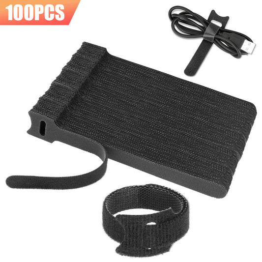 Reusable Cable Cord Ties for Cord Organization in your Home and Office, 100pcs