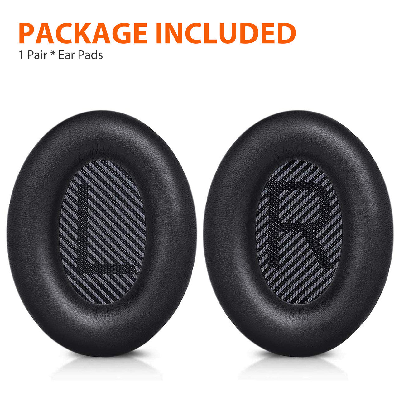 Replacement Ear Pads for Boses Headphones, 2Pcs Noise Isolation Memory Foam Ear Cushions Cover Compatible with QuietComfort 35 (Boses QC35) and Quiet Comfort 35 II (Boses QC35 II) Over-Ear Headphones