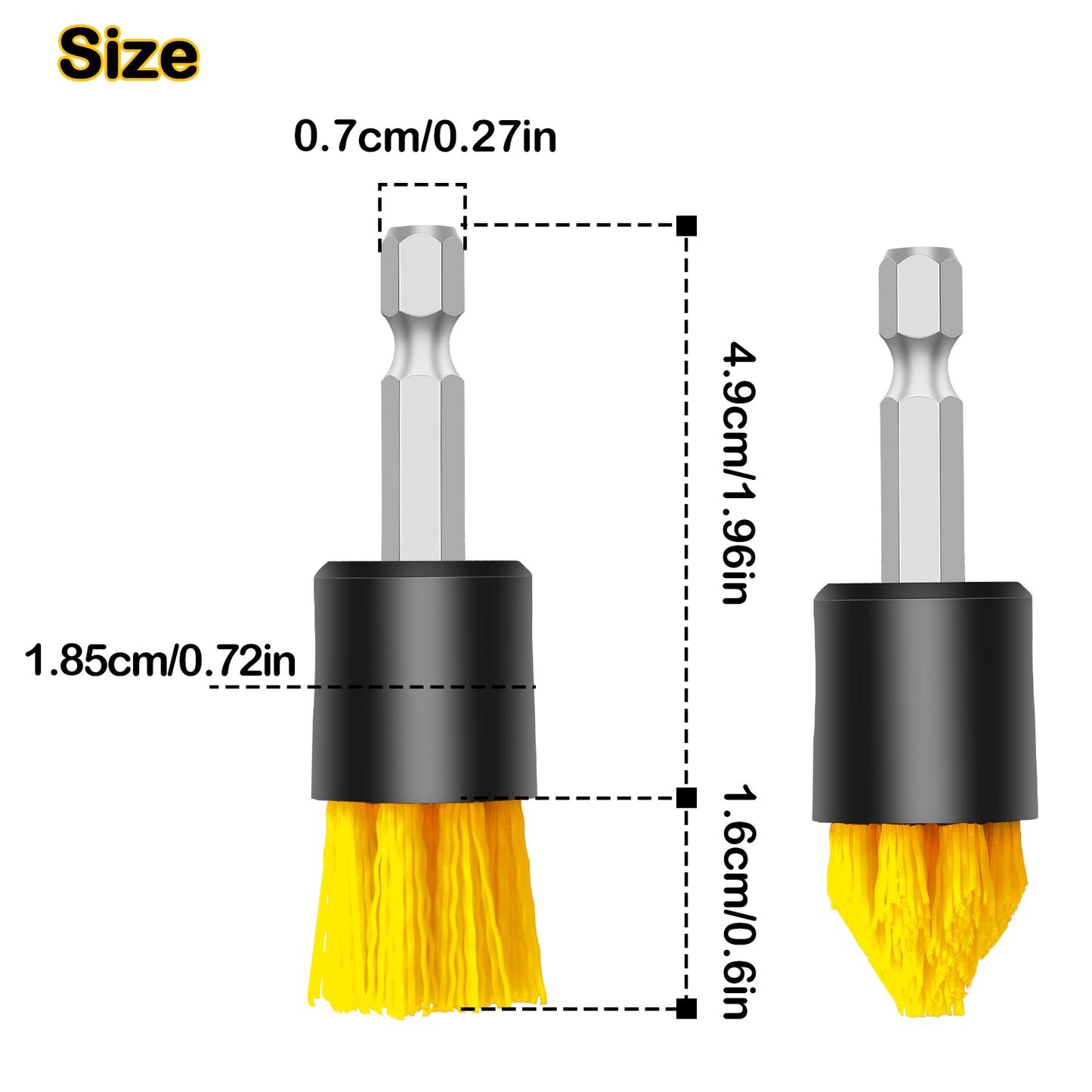 4pcs Drill Brush Attachment Set