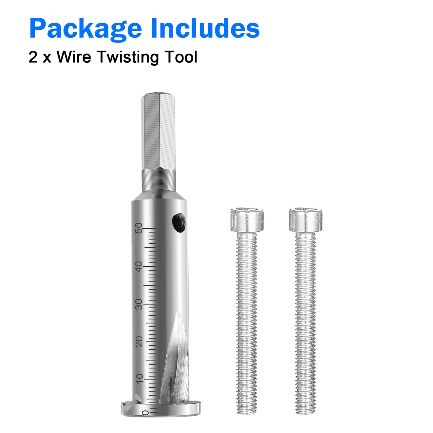 2pcs 2 in 1 Electrical Drill Manual Wire Stripping and Twisting Tool - Premium 45# Precision Steel,Twist 2-5 way wires,Enhance Efficiency for Power Drill Drivers (2.5-4 Square)