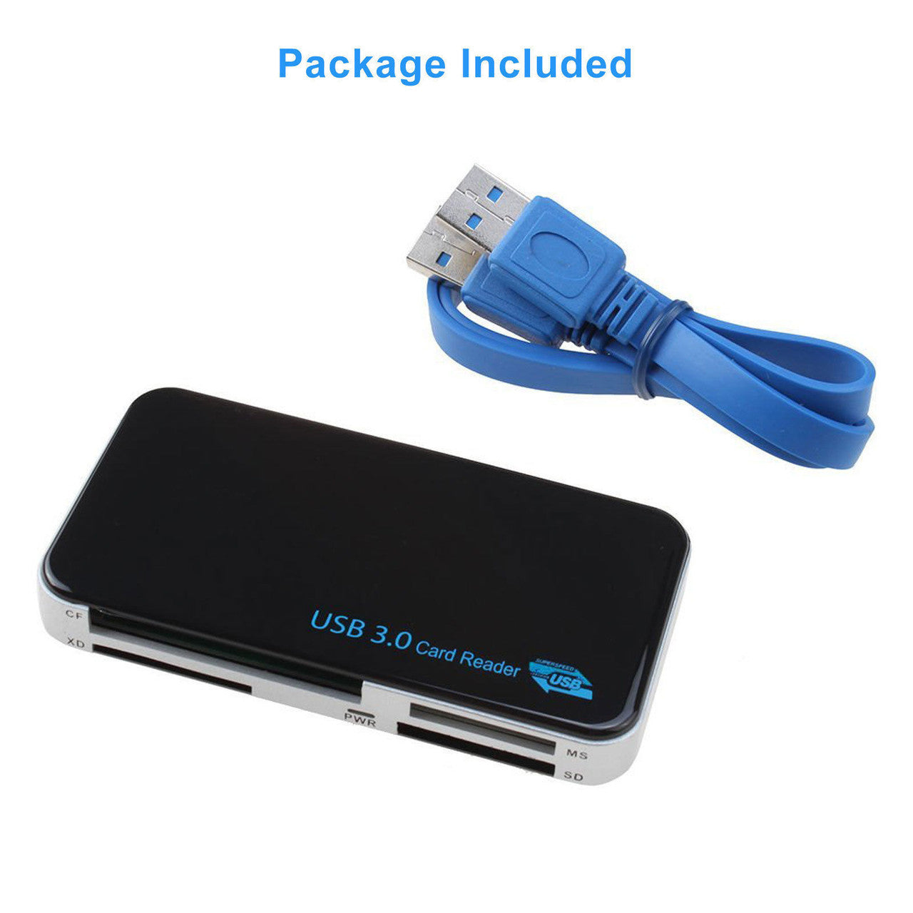 5Gbps USB 3.0 All in 1 Compact Flash Multi Card Reader CF Adapter Micro SD MS XD