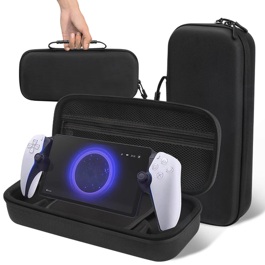 Hard Shell Travel Carrying Case For PlayStation Portal - Portable shockproof Carry Case,storage space for gaming accessories,Gaming Accessories Organizer