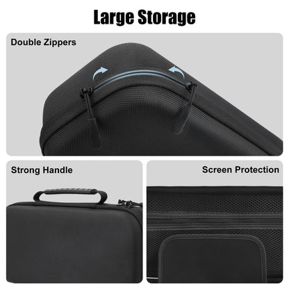 Hard Shell Travel Carrying Case For PlayStation Portal - Portable shockproof Carry Case,storage space for gaming accessories,Gaming Accessories Organizer