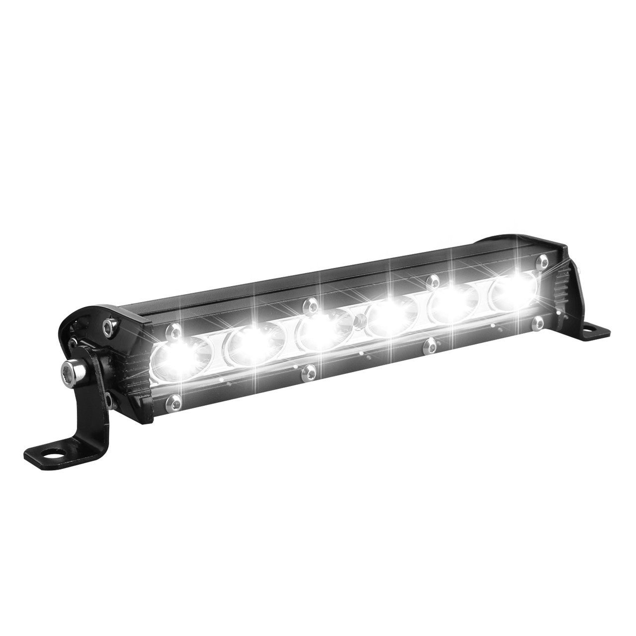 LED Light Bar, 18W 6000K LED Work Light Bar 10-30V 6 LED Driving Lights Fog Offroad Lamp For Vehicles, ATV, Truck SUV