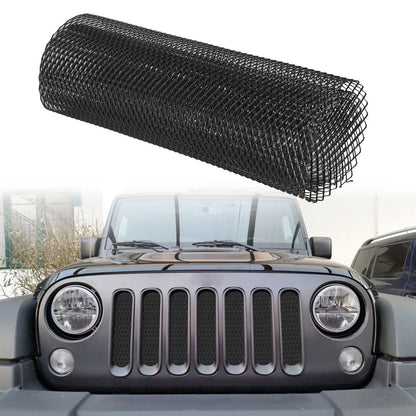 Universal Aluminum Mesh Grill Cover Car Bumper Fender Hood Vent Grille,40 "x 13"