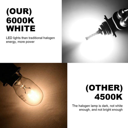 4Pcs 9005 HB3 High Beam 9006 HB4 Low Beam LED Headlight Bulbs Combo, Super Bright LED Headlights Conversion Kits 6000K Cool White, Waterproof 9005 9006 LED Fog Light Kit Bulb, 360° Beam Angle, 12V