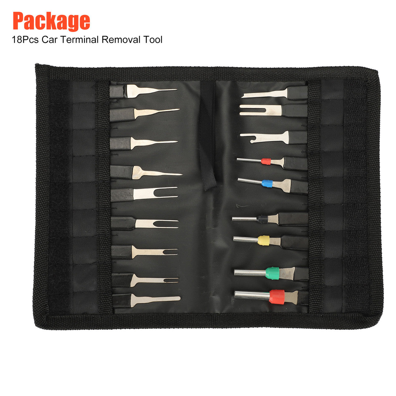 Automotive Electrical Connector Wire Terminal Removal Kit Set for Cars, 18Pc