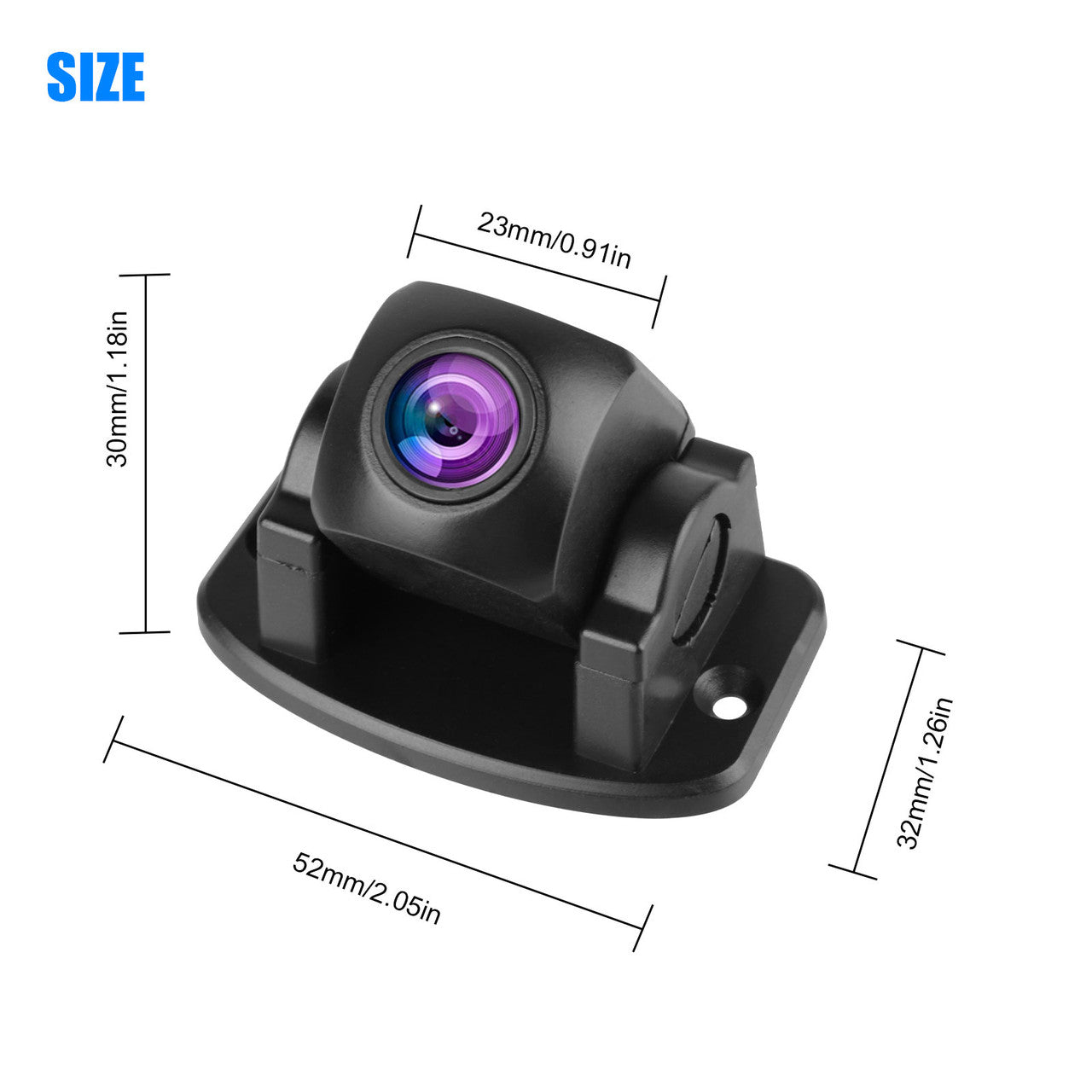 1080P HD Rear View Camera Night Vision IP67 Waterproof for Universal Car Vehicles