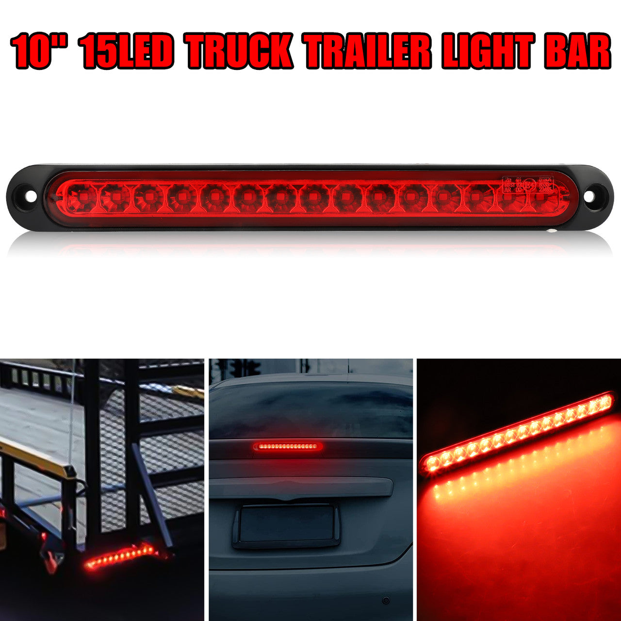 Brake Tail Light Truck Tail Light, Compatible with Automotive Vehicles
