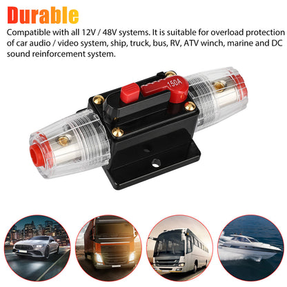 Car Stereo Audio Circuit Breaker Fuse for Automotive Vehicles