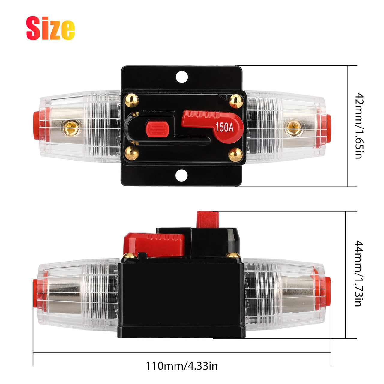 Car Stereo Audio Circuit Breaker Fuse for Automotive Vehicles