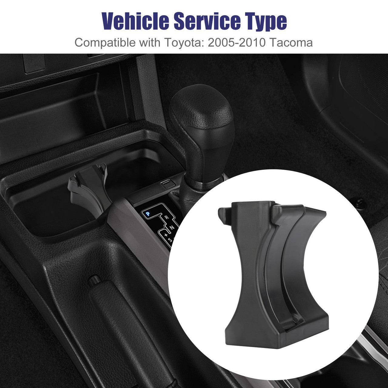 Center Console Cup Holder, Durable and Long lasting, For 2005-2009 Tacoma