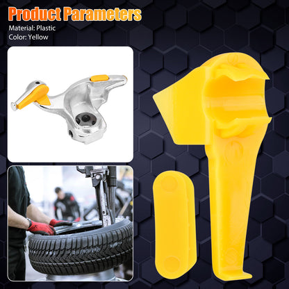 12 Packs Tire Mount Demount Duck Head Insert Rim Protector - Tire Changer Part Insert Rim Protector Tire Wheel Repair Tools (Yellow)