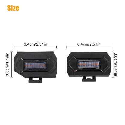 4 Packs Amber LED Grille Lights  -  Front Marker Lights fit for Toyota Trucks SUV 2020 2021 2022 Tacoma Trd Off Road and Trd Sport