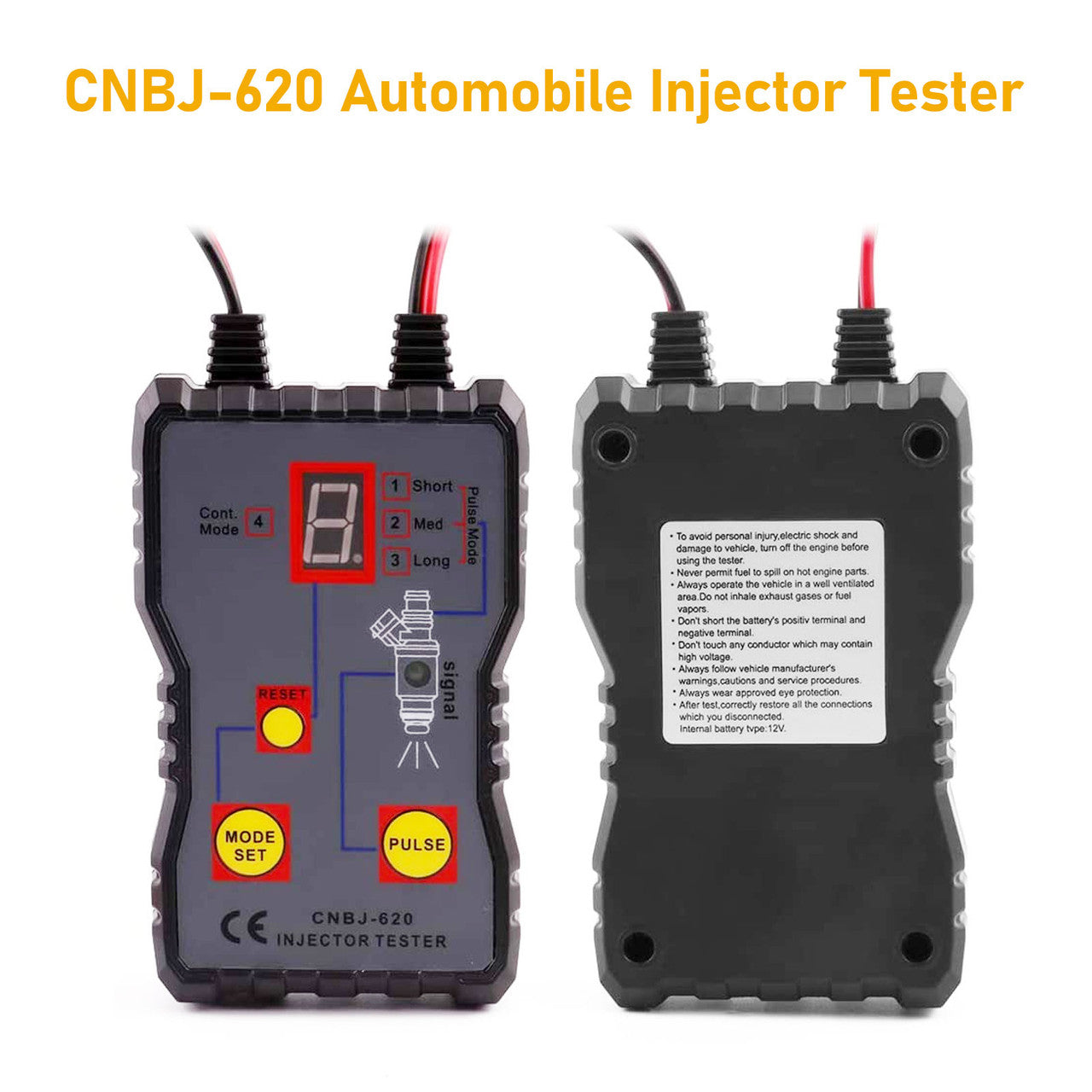 Car Fuel Injector Tester - Comes With An LED Display And 4 Pulse Modes