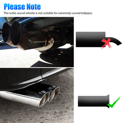 2PC Car Auto Exhaust Pipe