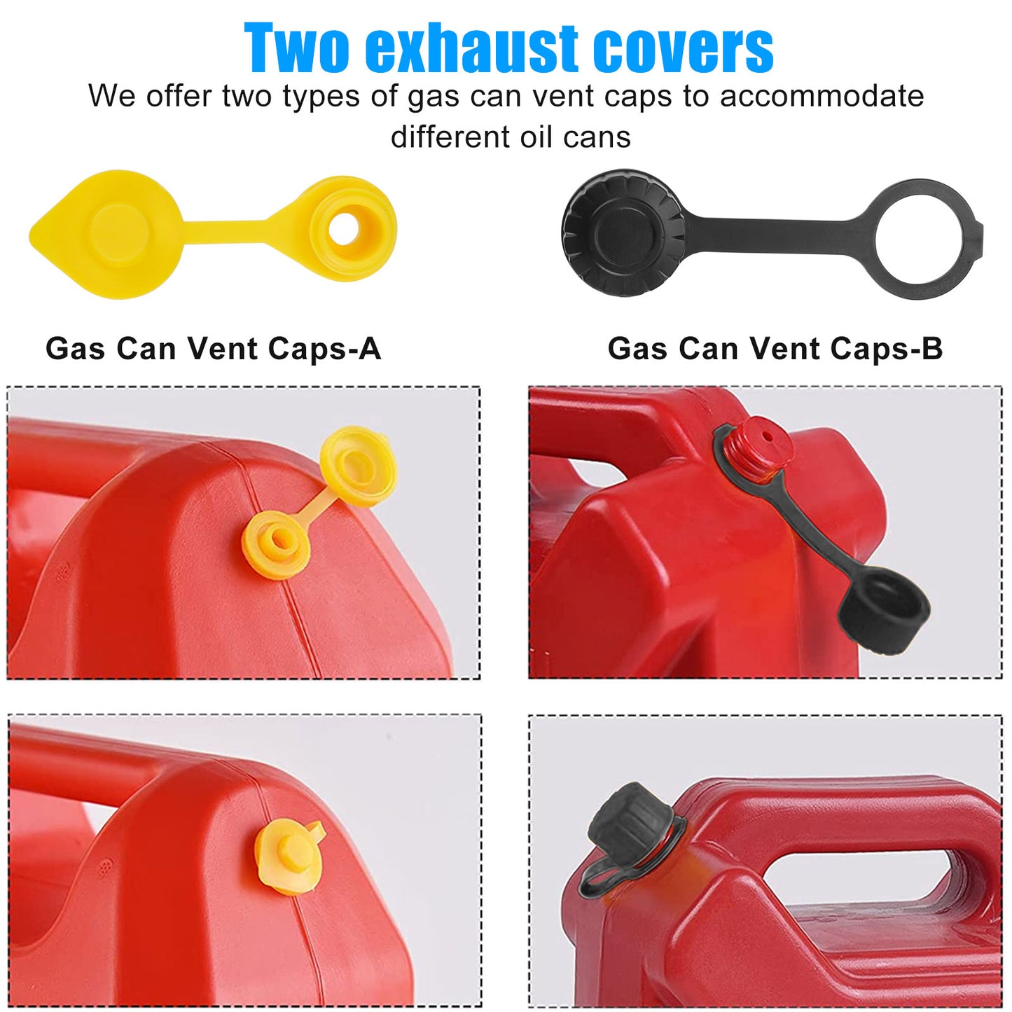 Fuel Can Spout Kit - Upgraded Design for Easy and Leak-Free Fuel Dispensing