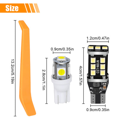 Interior Combo Bulb - Enhanced LED SMD Kit Set for Various Car Interior Lights