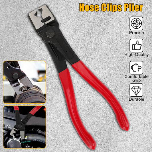 1.4in Pliers head Hose Clip Plier - Universal Collar Hose Clip Clamp Pliers Water Pipe Boot Clamp Calliper Car Tools