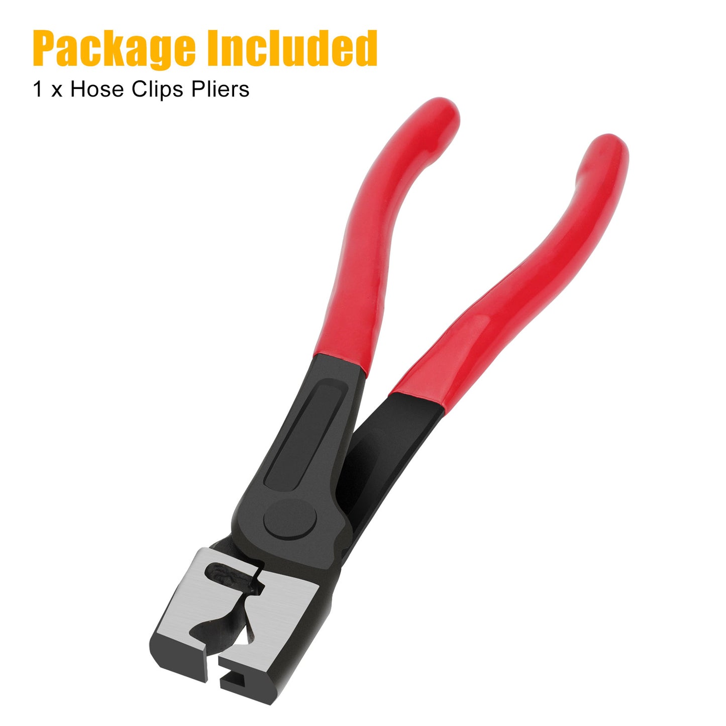 1.4in Pliers head Hose Clip Plier - Universal Collar Hose Clip Clamp Pliers Water Pipe Boot Clamp Calliper Car Tools