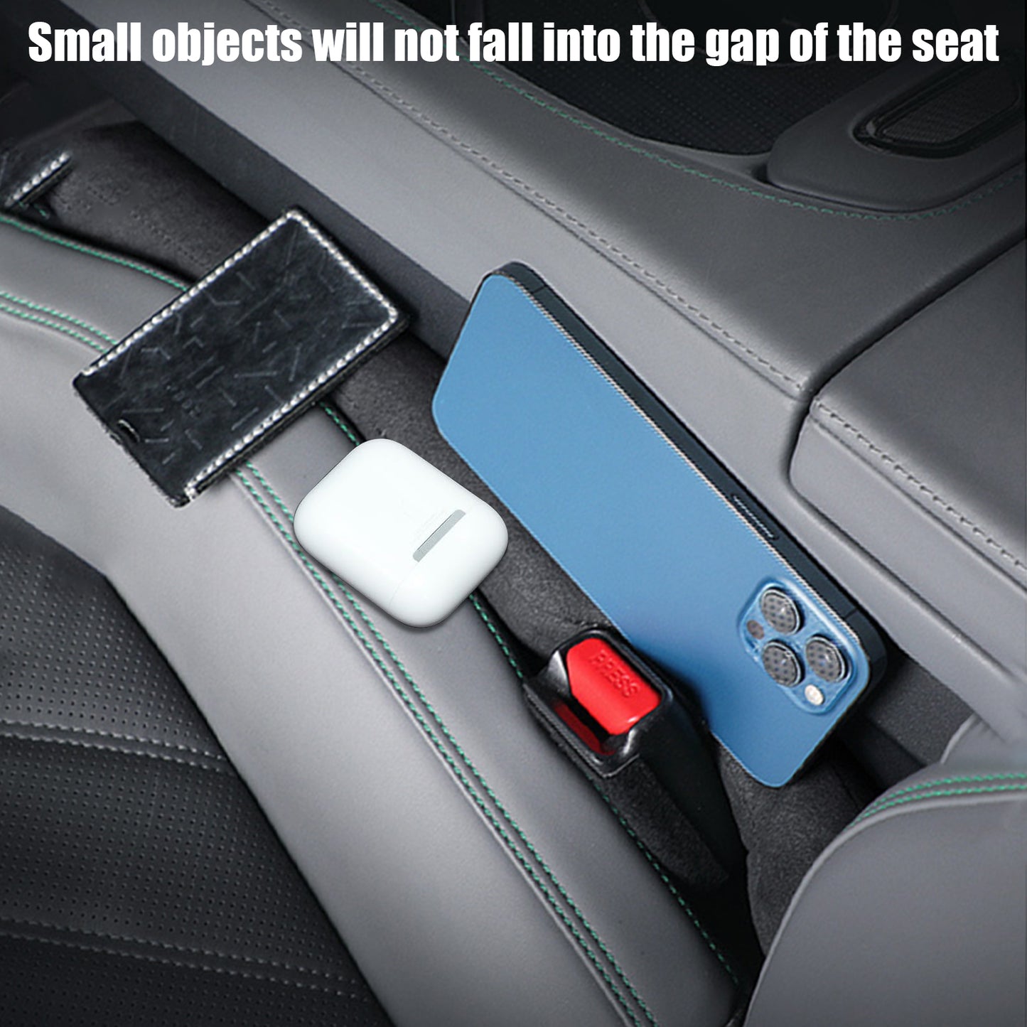 2 pcs Car Seat Gap Fillers - Prevent Items from Falling, Perfect Fit for trucks, cars, and vans, Easy to Clean and Use
