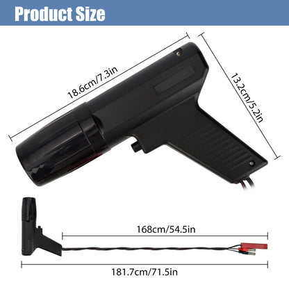 12V Petrol Engine Ignition Timing Light Tester - Accurately Adjusts Timing , Easy Adjustment - Suitable for Cars, Motorcycles, Boats