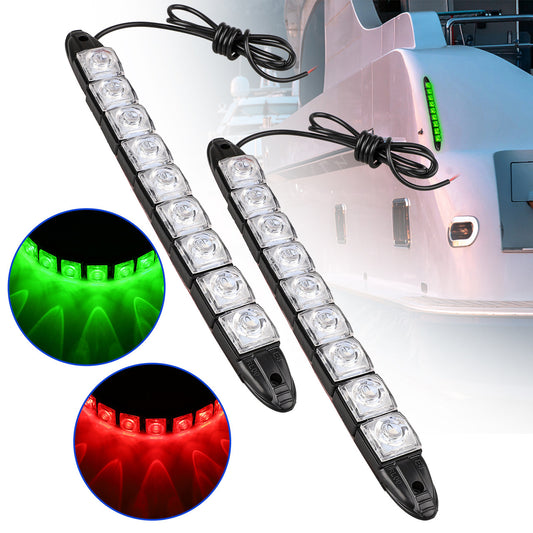 Marine Boat Bow Led Navigation Lights Deck Lights Stern Lights Boat Light IP67 Waterproof,2pcs