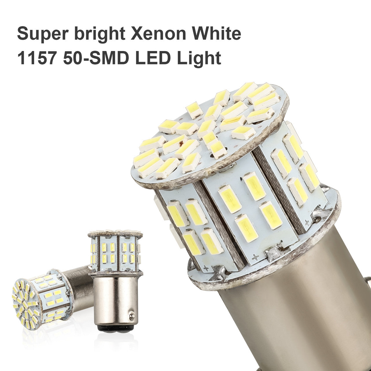 LED Tail Brake light Bulbs, 12V, 600K Brightness, White