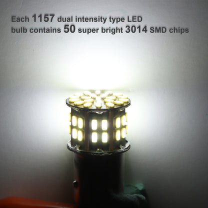 LED Tail Brake light Bulbs, 12V, 600K Brightness, White