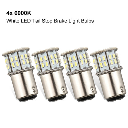 LED Tail Brake light Bulbs, 12V, 600K Brightness, White