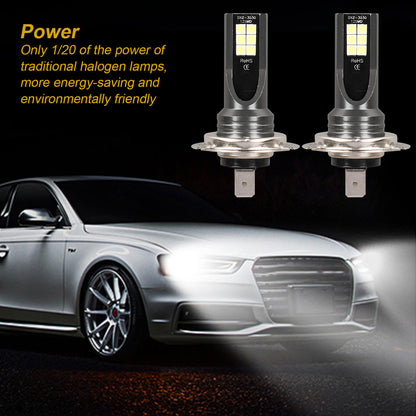 H7 LED Headlight Bulbs,14000lm 6000k Extremely Brightness Car headlamp Conversion Kit, 3030CSP chips