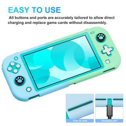 Protective Hard Case Cover Shell + Screen Protector For Nintendo Switch Lite, Blue