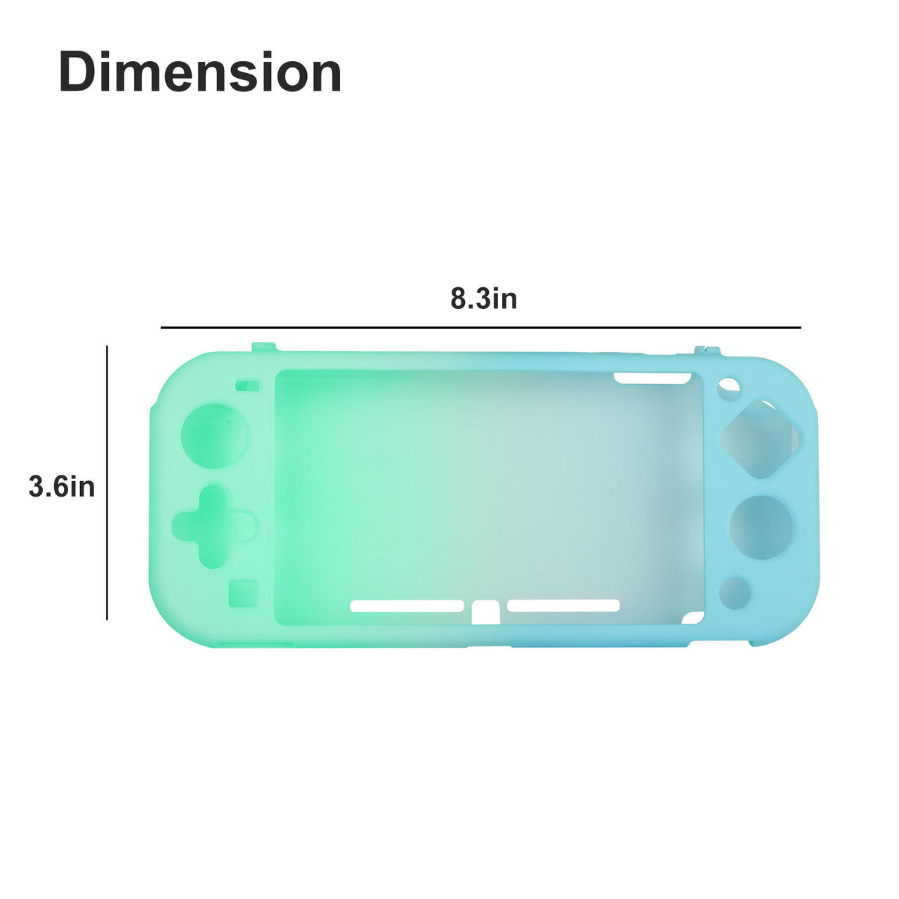 Protective Hard Case Cover Shell + Screen Protector For Nintendo Switch Lite, Blue