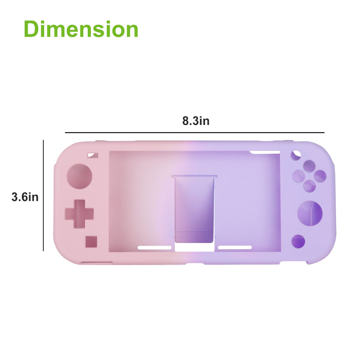 Protective Hard Case Cover Shell + Screen Protector For Nintendo Switch Lite, Purple