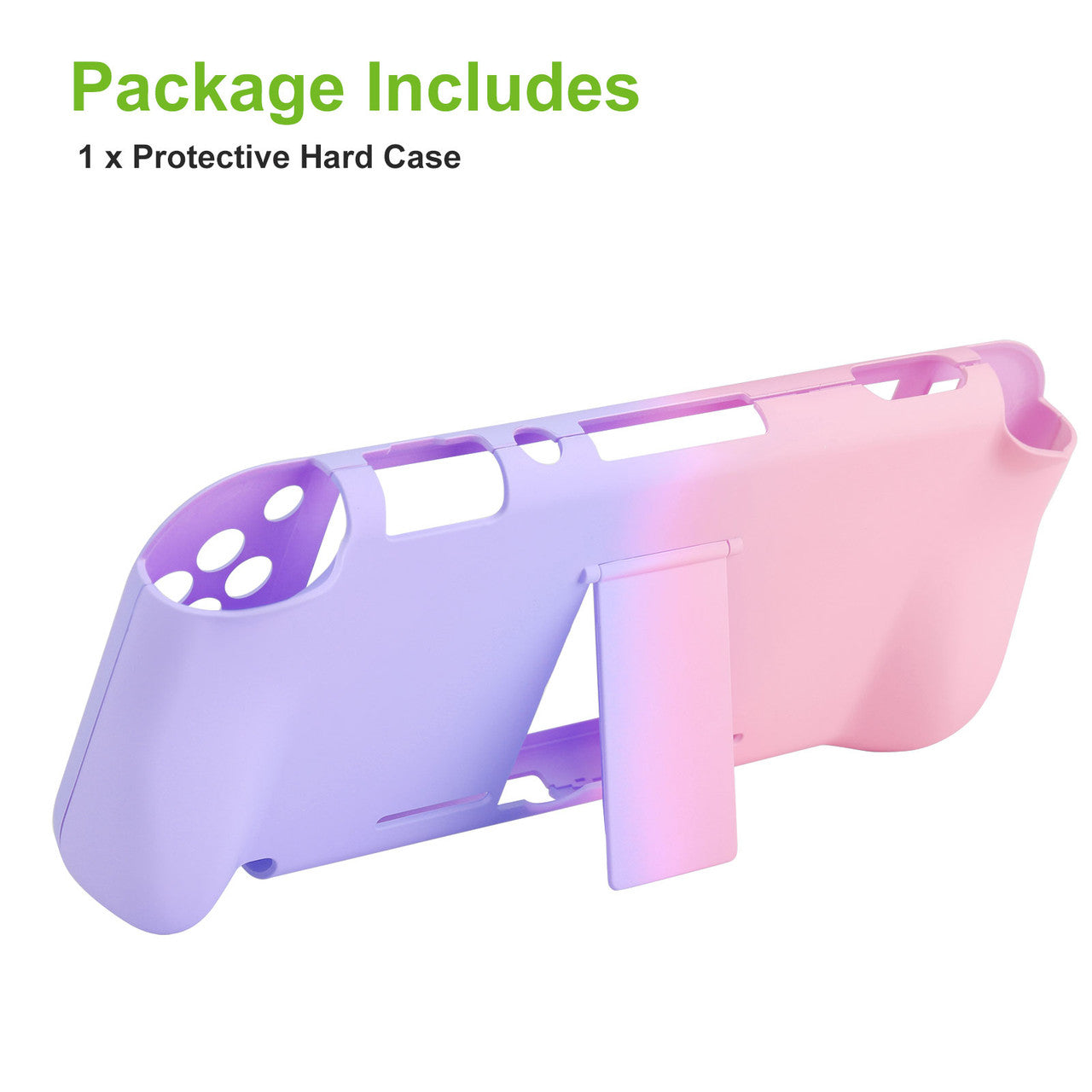 Protective Hard Case Cover Shell + Screen Protector For Nintendo Switch Lite, Purple