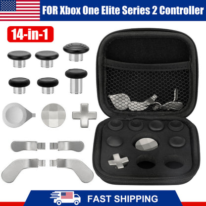 Storage Bag Kit for Xbox One Controller with Paddles, D-Pad, and Thumbstick